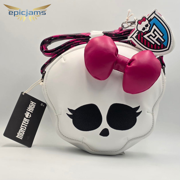 Loungefly Monster High Skullette Figural Crossbody Bag with Coin Bag New - Picture 2 of 8